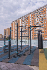 Рукоход с турниками и шведская стенка