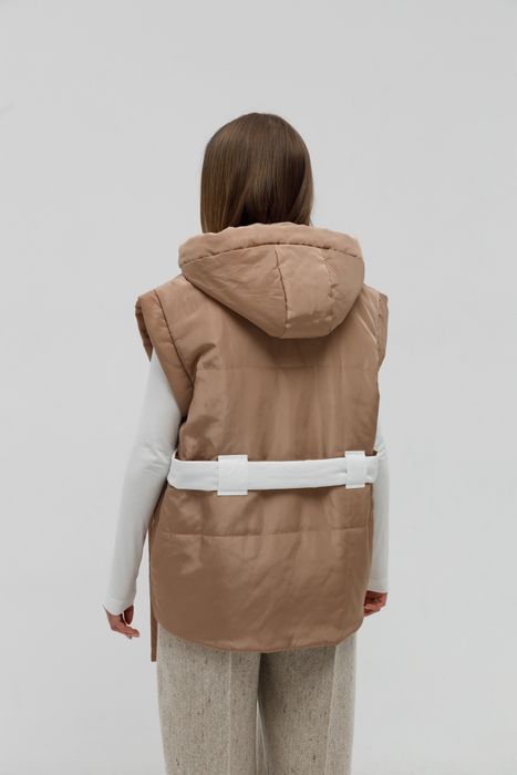 ЖИЛЕТ СТОК ШОКОЛАДНЫЙ