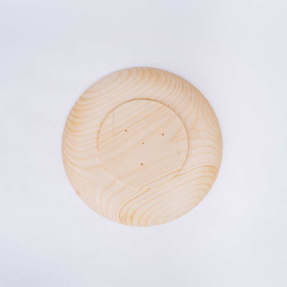 Тарелка-блюдо Art of Siberia из сибирского кедра, 27 см T106