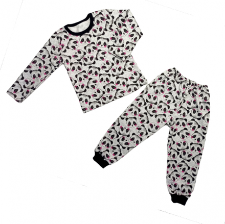 Пижама теплая 903/6 пандочки