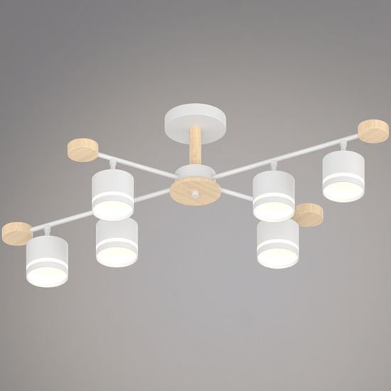 78730-0.3-06 GX53 WH+WOOD светильник потолочный