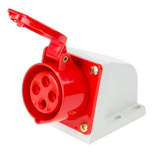 Розетка 3Р+РЕ 16А 380В ip44