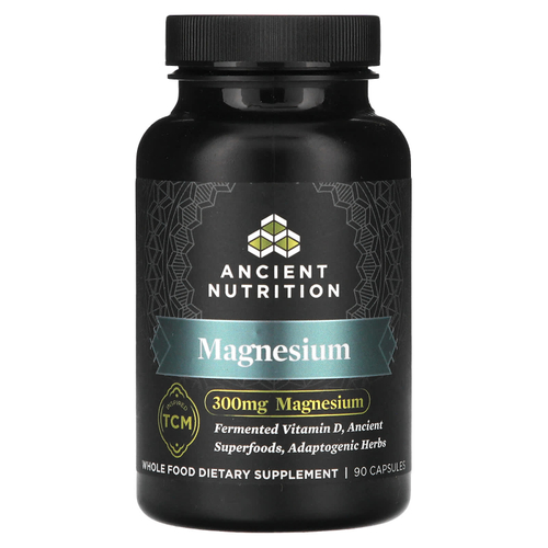 Ancient Nutrition, магний, 90 капсул
