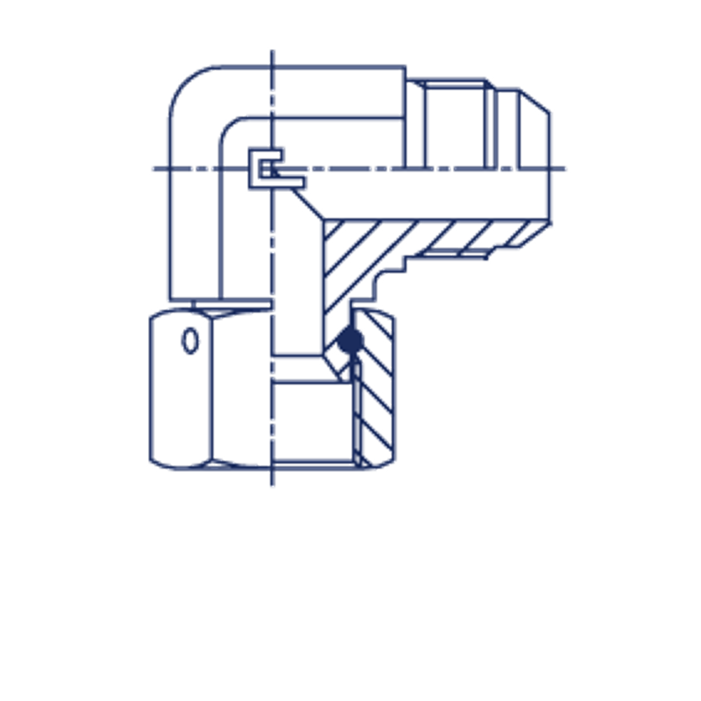 Соединение PN90 JIC 3/4"