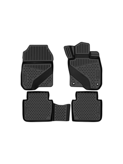 Коврики в салон для HONDA CR-V 2018 -правый руль 4шт. (полиуретан) ELEMENT3DAN0437210K