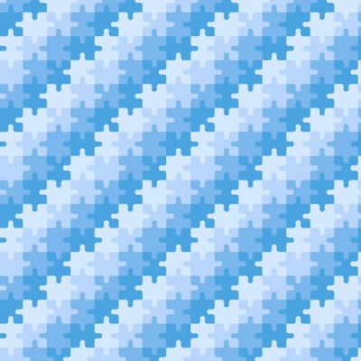 Пазлы (голубые)