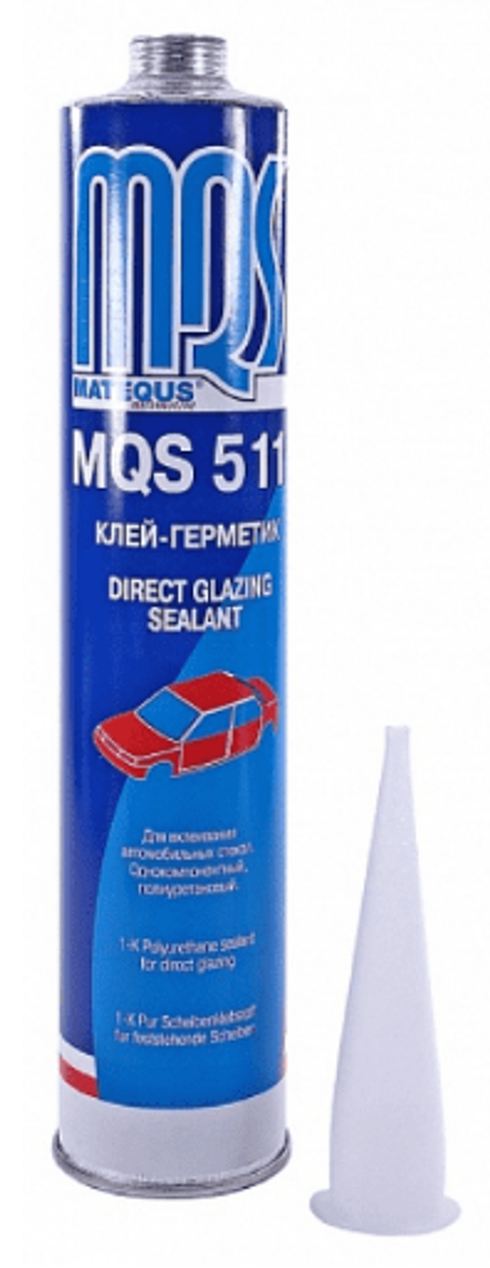 Клей-герметик для вклейки стекла "MATEQUS" туба  MQS511 #20.511 (23687)