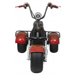 Электроскутер CityCoCo Trike GT X7 PRO Красный С БАГАЖНИКОМ