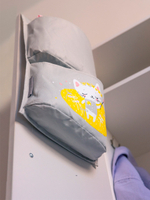 Набор для детского сада: кармашек, коврик, мешок. Котик