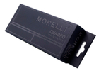 Петля накладная Morelli QUADRO-1 BL для квадрат. оси, черная