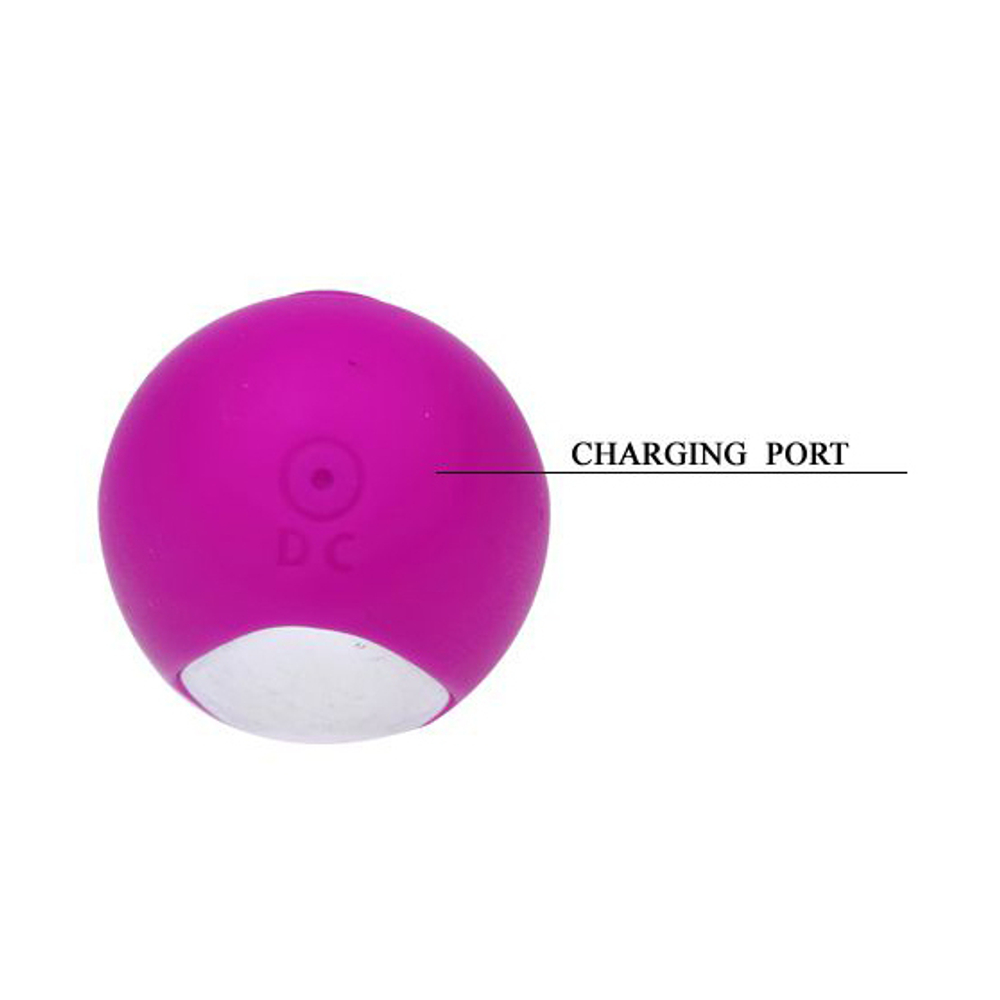 Вибратор 17,3см для стимуляции клитора и других эрогенных зон Pretty Love Paul BI-014313