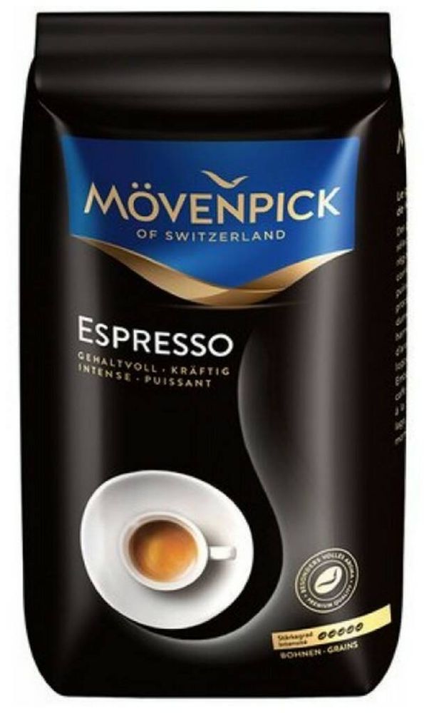 Кофе в зернах Movenpick Espresso 500 г, 2 шт