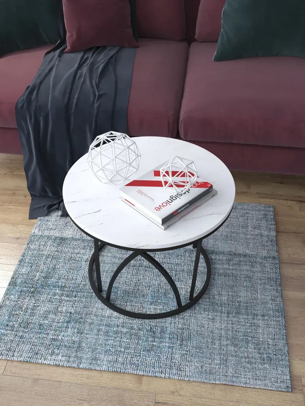 Журнальный стол Тюльпан - ЧСБ - МДФ в ПВХ