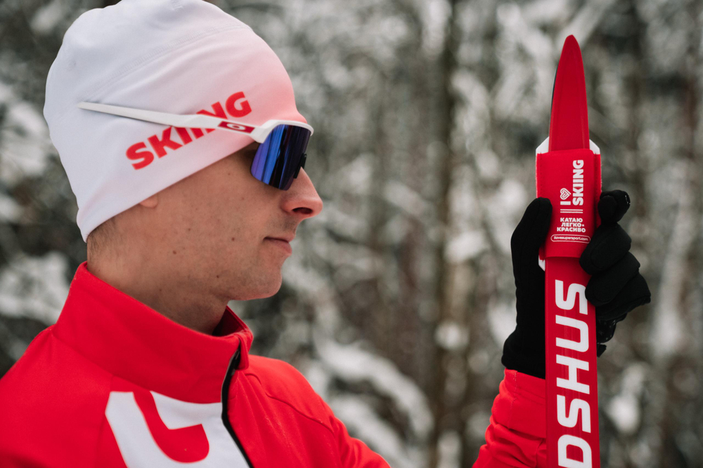 Скрепки лыжные (красные) 2 шт