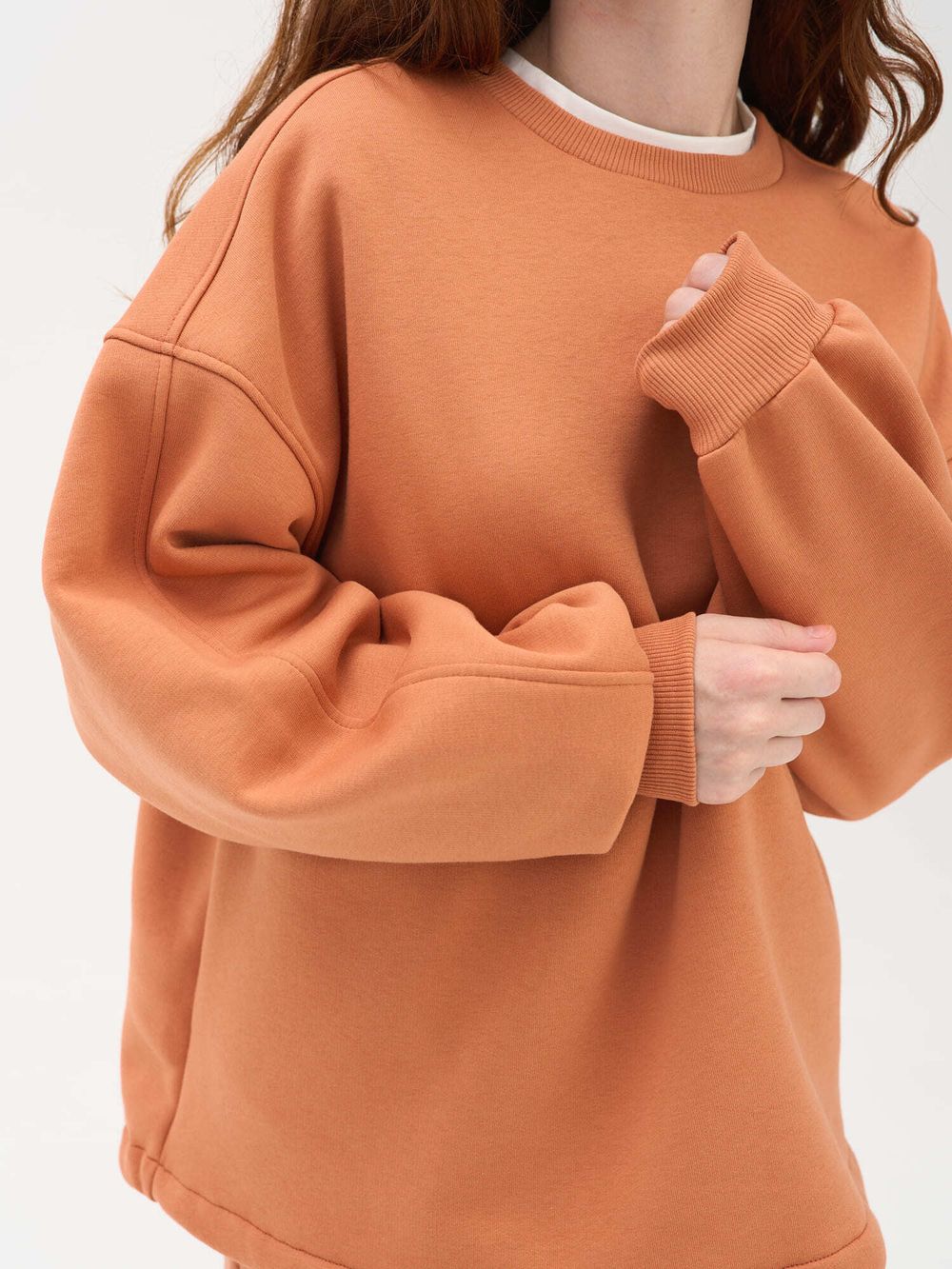 Свитшот "Карамель" женский утепленный