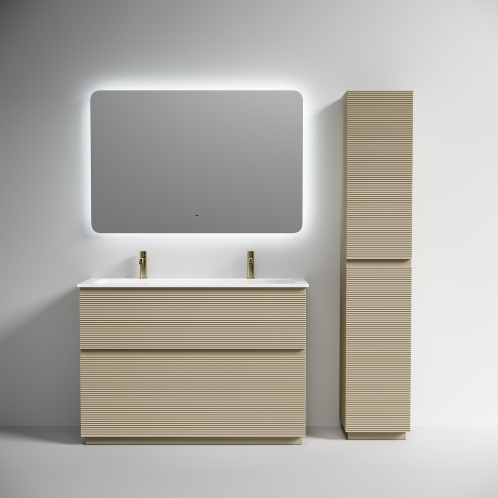 Тумба напольная Sancos Folk Floor 1190х445х850, c двумя ящиками оснащенными доводчиками, Капучино, арт.FL120FCP