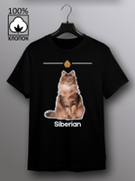 Футболка сибирская кошка