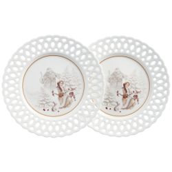 НАБОР ТАРЕЛОК ЗАКУСОЧНЫХ LEFARD "МОРОЗКО" 20,5 СМ (КОР=18НАБ.)