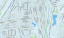 План-схема Алатауского района г.Алматы 2026 год (150 х 165 см)