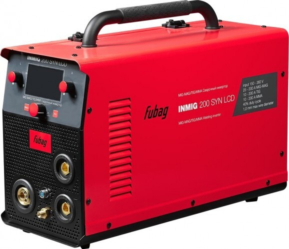 Сварочный полуавтомат FUBAG INMIG 200 SYN LCD new display (31590)+Горелка FB 250 Ergo 3m (38443) 31590.1