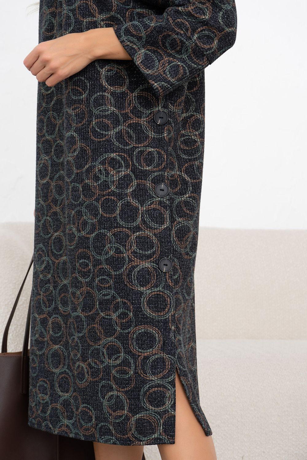 Платье Шарм (графит) Р11-1193/6 Nikol