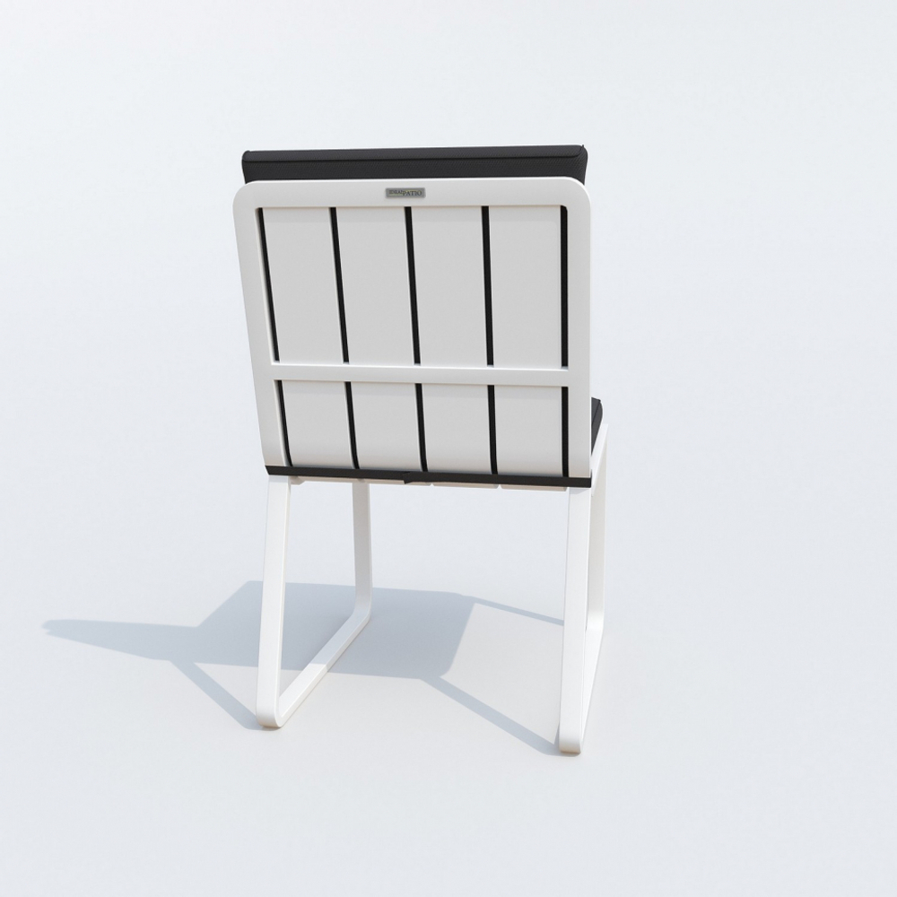Стул Ideal Patio ГИРА антрацит - белый каркас