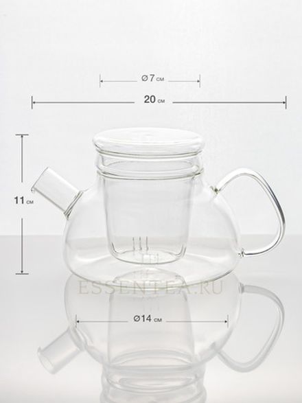 Чайник стеклянный "Суанмо"  с колбой  750 мл