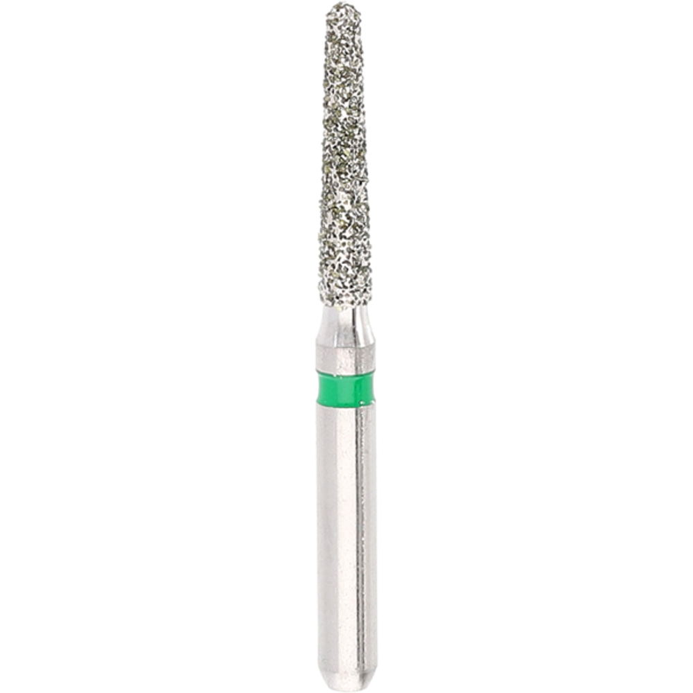 Бор алмазный конусный, зеленый, FG, d 1,2 мм, Komet - 6856.314.012