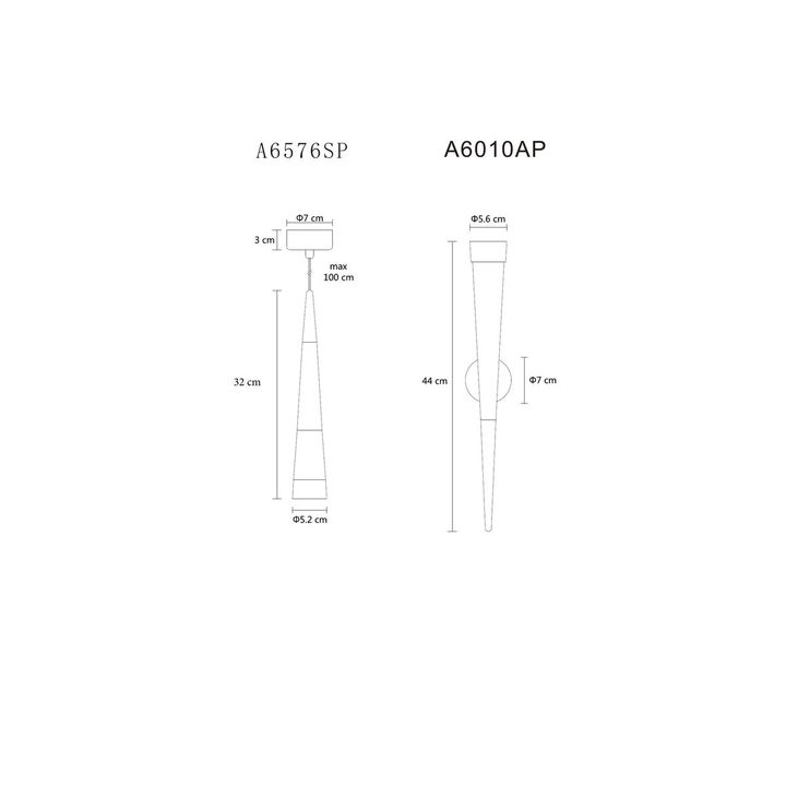 Подвесной светодиодный светильник Arte Lamp Sabik A6576SP-1PB