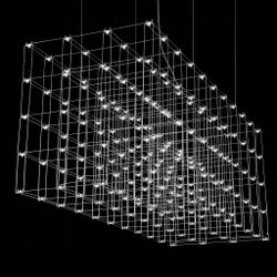 Подвесная Люстра Quasar Cosmos Square Led Pendant Light 80/80/200 By Imperiumloft