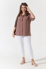 Блуза Жаркий сезон-1 Виотекс КОФЕЙНЫЙ