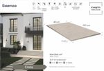 Terraslab, Essenza Creta Base C3 600х1200х20мм 1шт/уп - керамогранит уличный