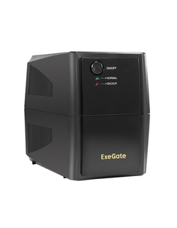 Exegate EX294611RUS ИБП ExeGate Power Back BNB-500.LED.2SH &lt;500VA/300W, LED, 2*Schuko, Black&gt;