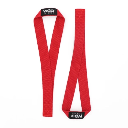 Лямки, ремни для становой тяги WOD Friends Weight Lifting Straps (Красные)