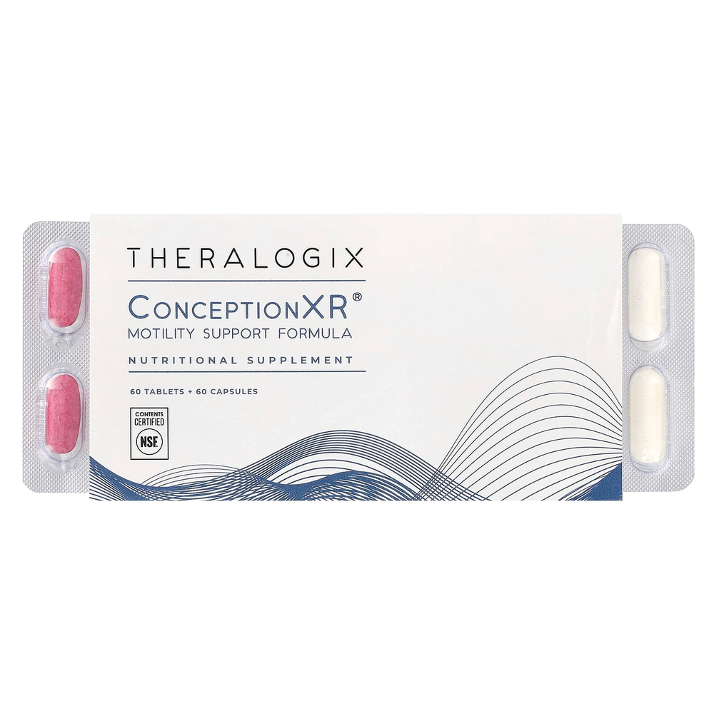Theralogix, ConceptionXR®, формула для поддержки моторики, 60 таблеток + 60 капсул