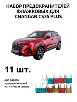Набор предохранителей для Changan CS35 PLUS флажковый