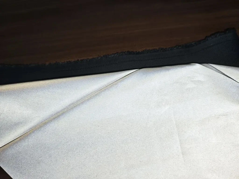 Ткань светоотражающая серая