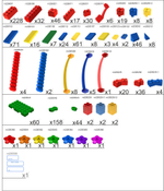 Конструктор Leco Дворцы GigaBloks 10"