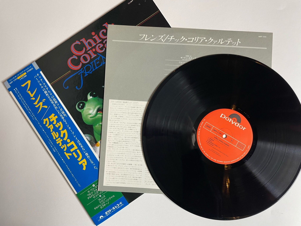 Винтажная виниловая пластинка LP Chick Corea Friends (Japan 1978) (Obi)