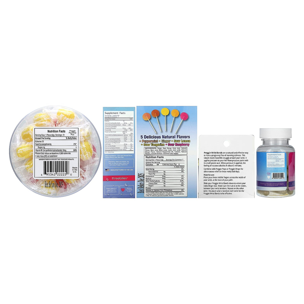Preggie, в подарочной упаковке, набор из 5 предметов