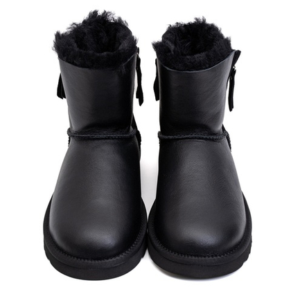 UGG Mens Classic Mini Double Zip Metallic Black