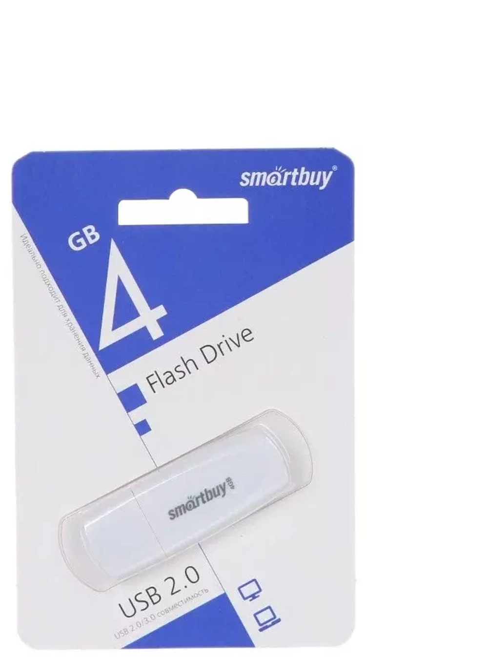 4GB USB Smartbuy Scout white