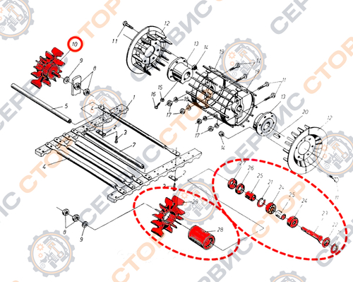 Встряхиватель в сборе Bolko