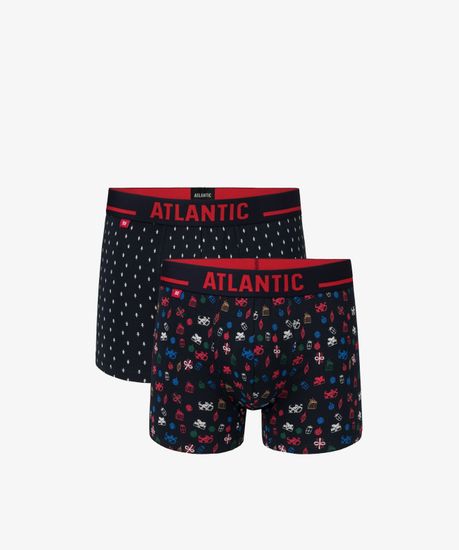 Трусы мужские боксеры (2шт), Atlantic 2GMH-007, темно-синие