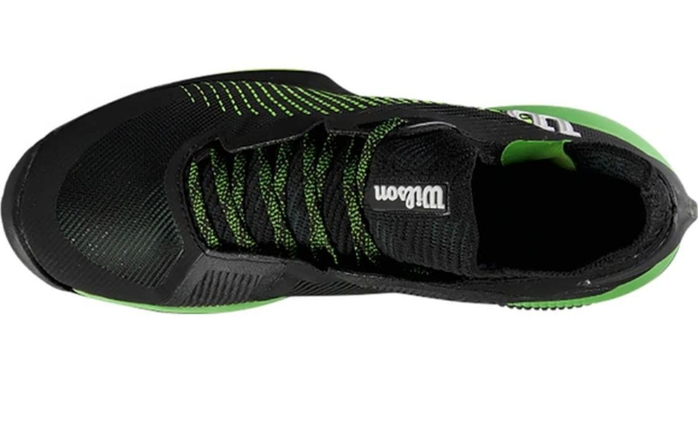 Мужские кроссовки теннисные Wilson Kaos Rapide SFT - black/green/green