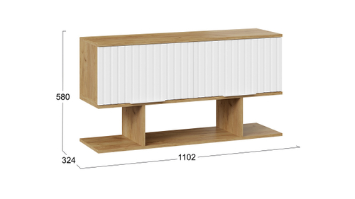 Шкаф настенный с полкой «Хилтон» (1100)