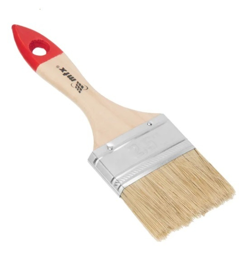 Кисть плоская "Стандарт" 2,5" (63мм) натуральная щетина
