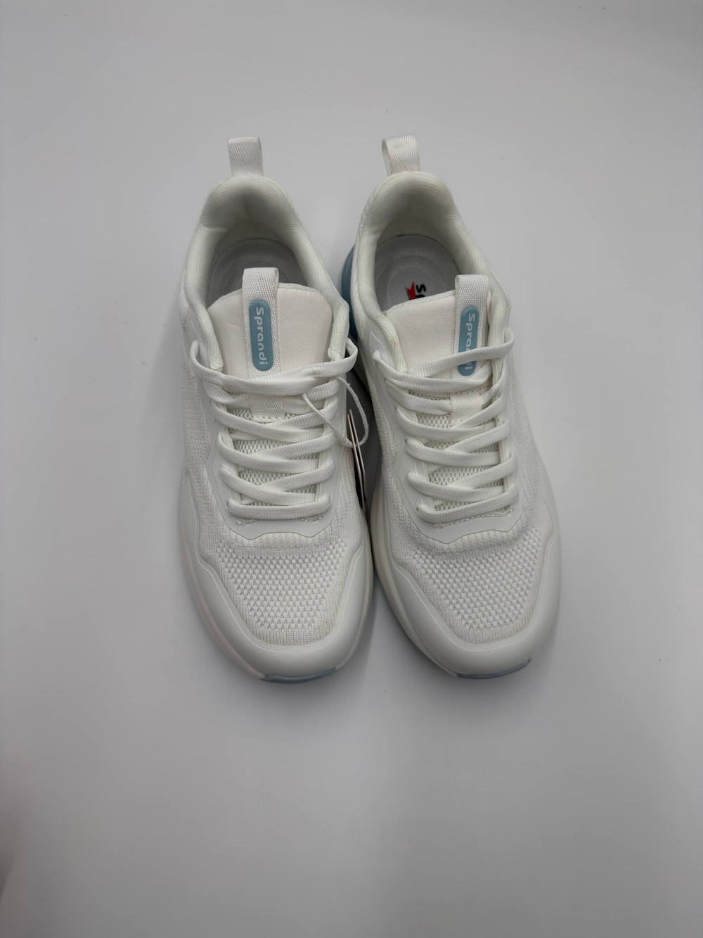 Женские кроссовки арт. 7W226R83-2 цвет "белый/голубой"