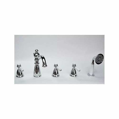 Смеситель для ванны Magliezza Grosso Bianco 50119-3 хром