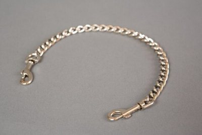 Цепь с карабинами по обе стороны (длина цепи 50 см.) (Цвет: серебряный)